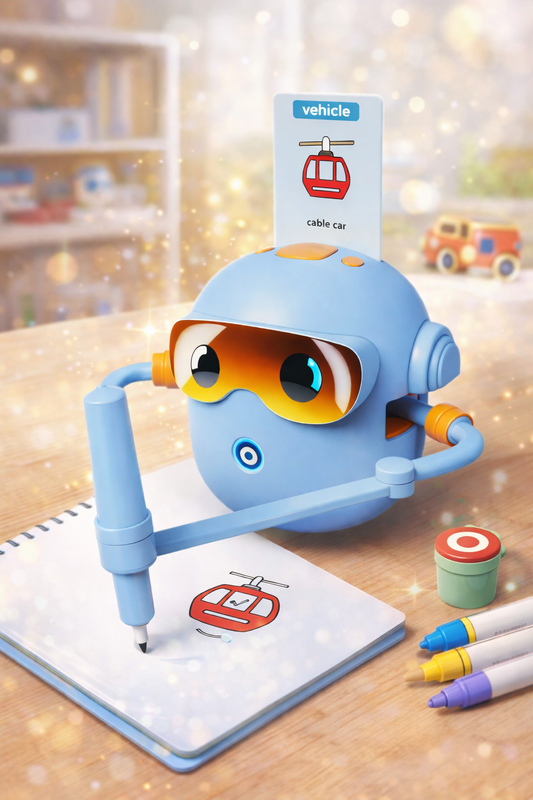 Roboludek™-robot rysujący, 100 kart w zestawie!