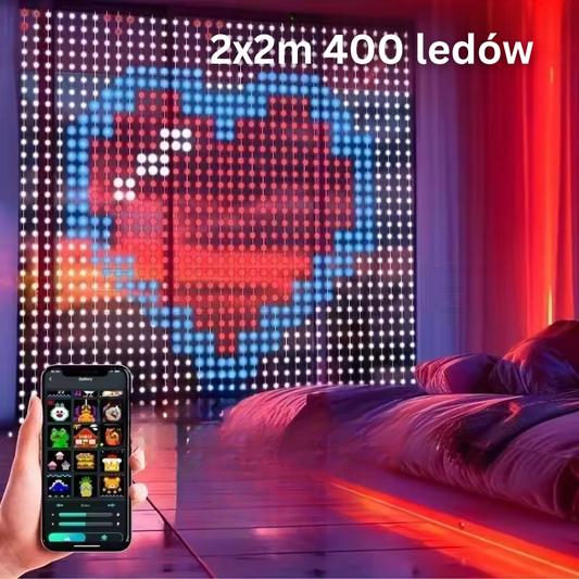 LoveLed- Romantyczna Kurtyna LED