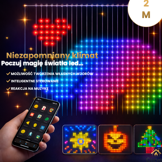 LoveLed- Romantyczna Kurtyna LED